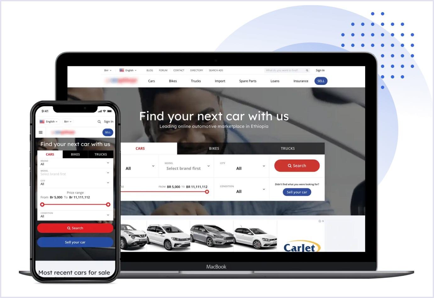 Africar multi-vendor marketplace by Codica