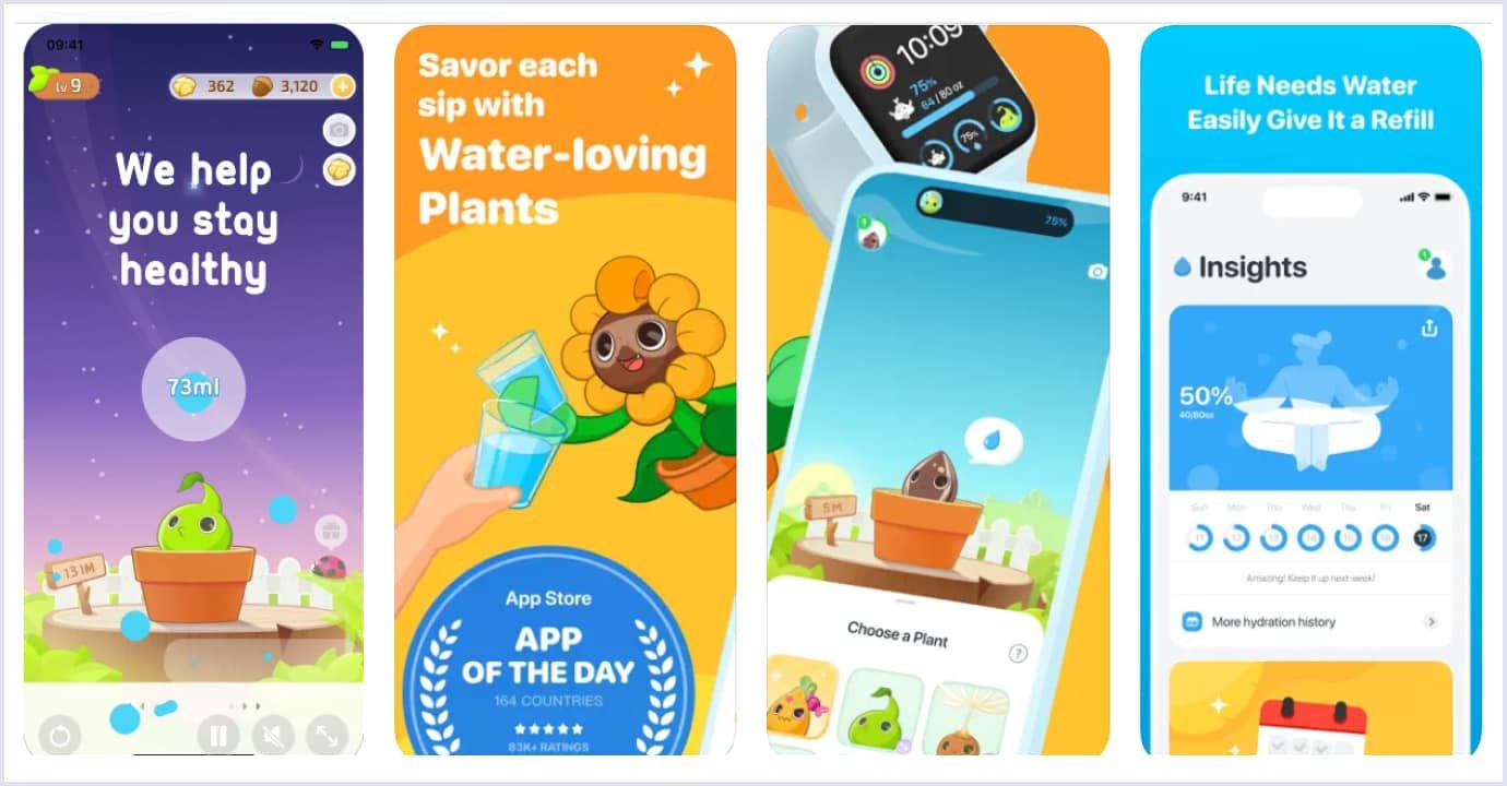 Water reminder mobile app