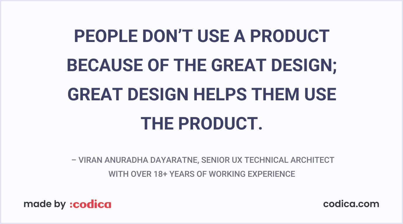 A quote about design