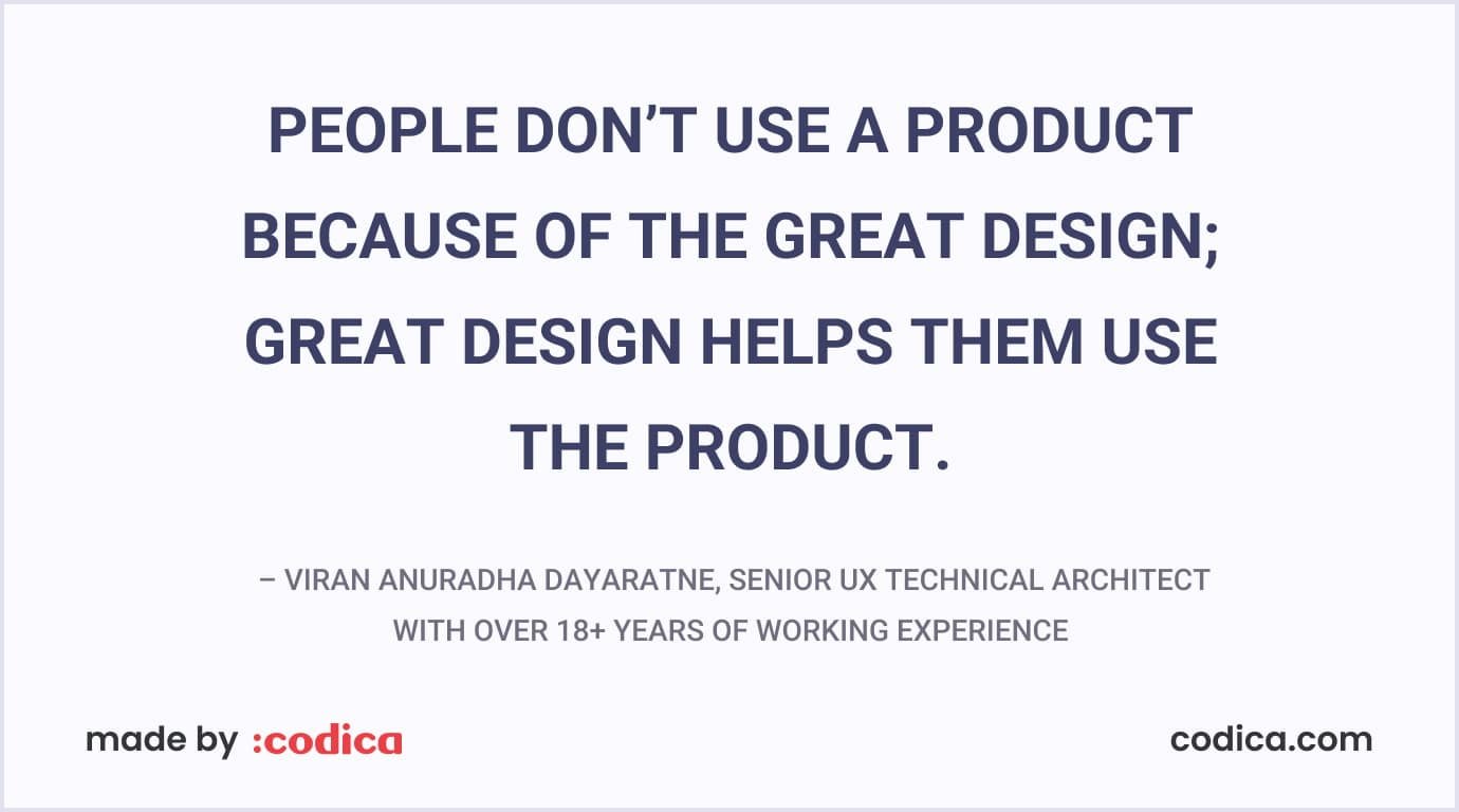 A quote about product design A quote about design