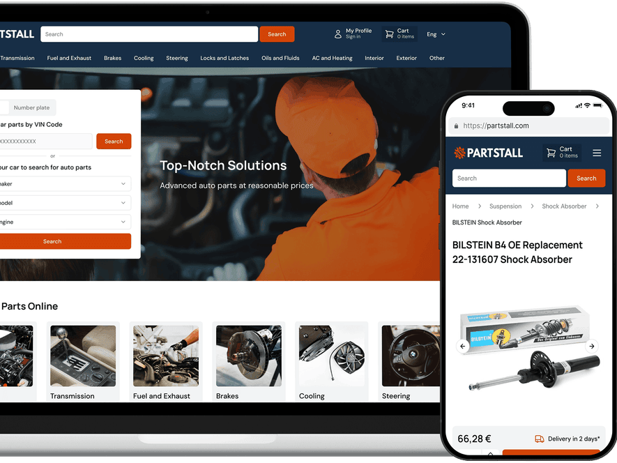 An Auto Parts Marketplace with Advanced Data Processing | Codica