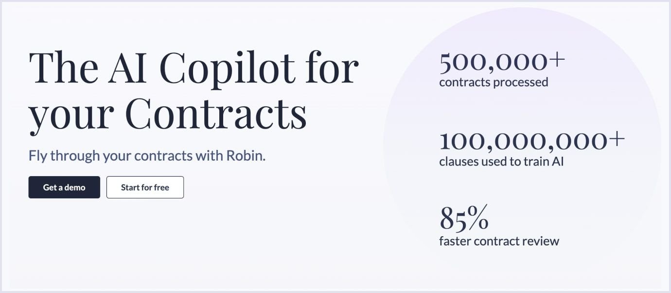 Robin AI metrics Performance of Robin AI's SaaS