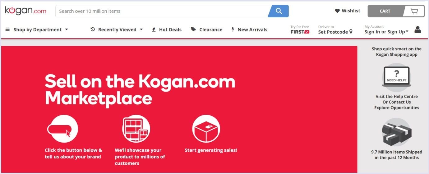 Kogan is a popular Australian online marketplace Kogan is a popular online marketplace in Australia
