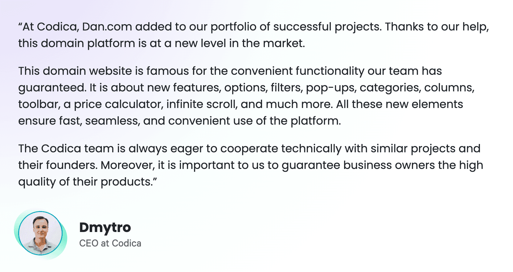 CEO Codica review