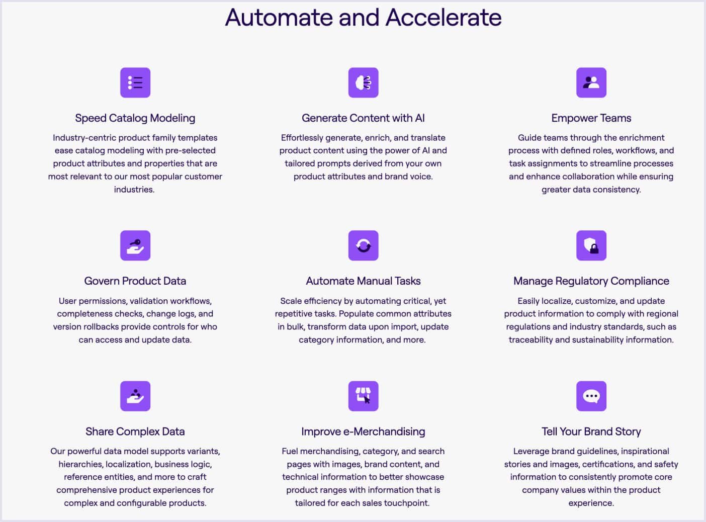 Akeneo PIM features list