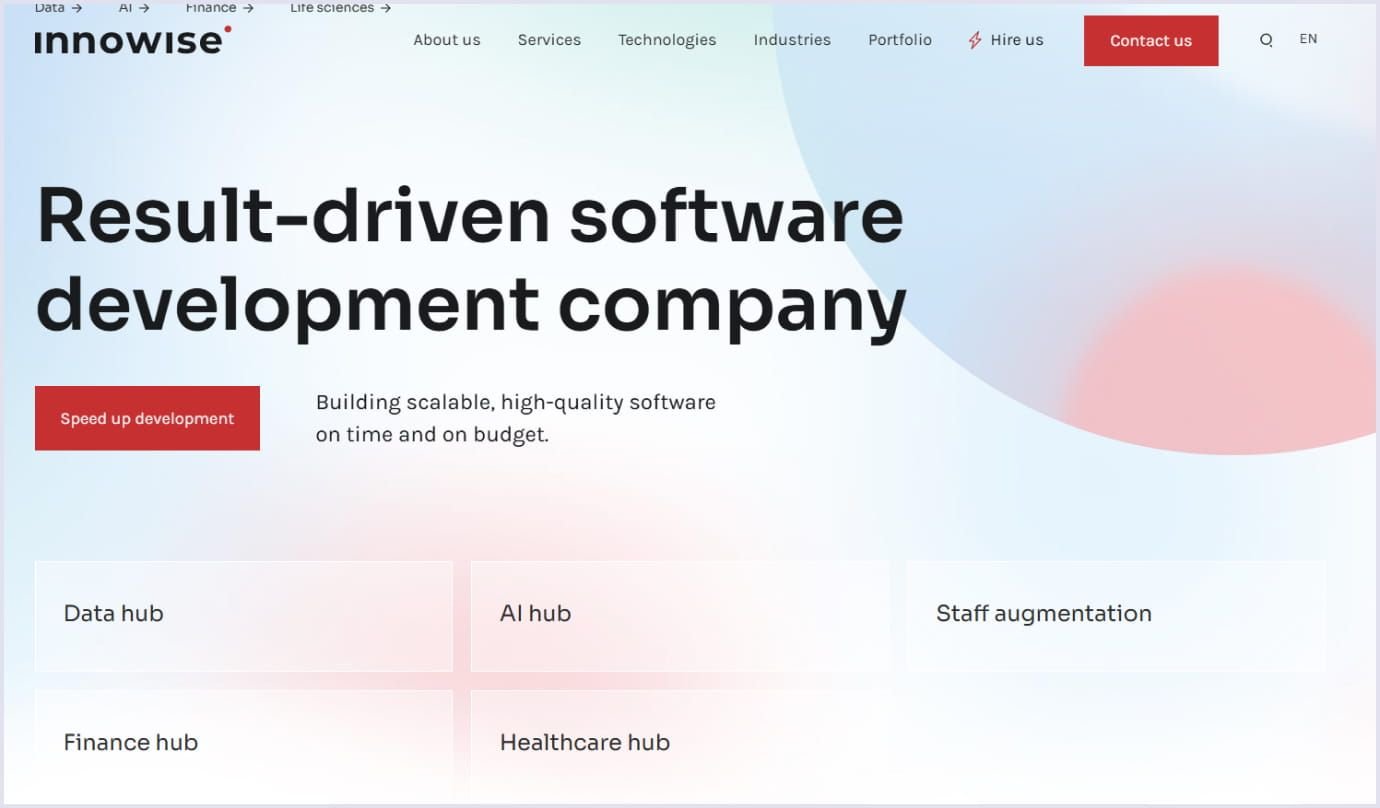 Innowise as a leading software development company in the USA Innowise as a top software development company in the USA