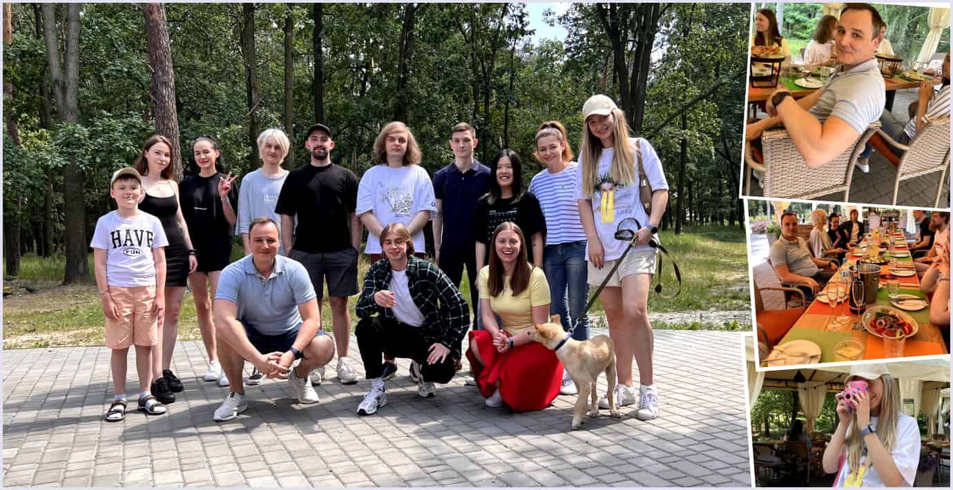 Our team meeting in Kyiv