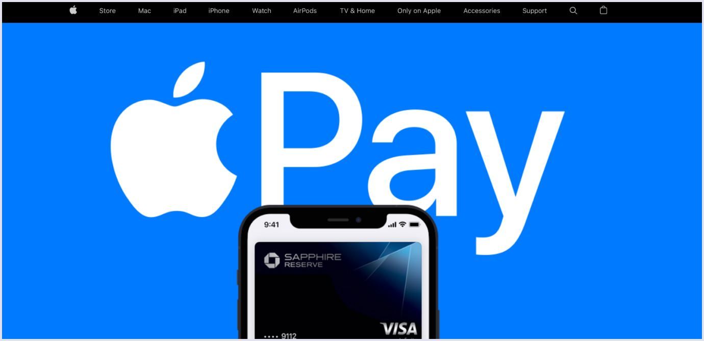 Example of mobile payment solution by Apple Pay