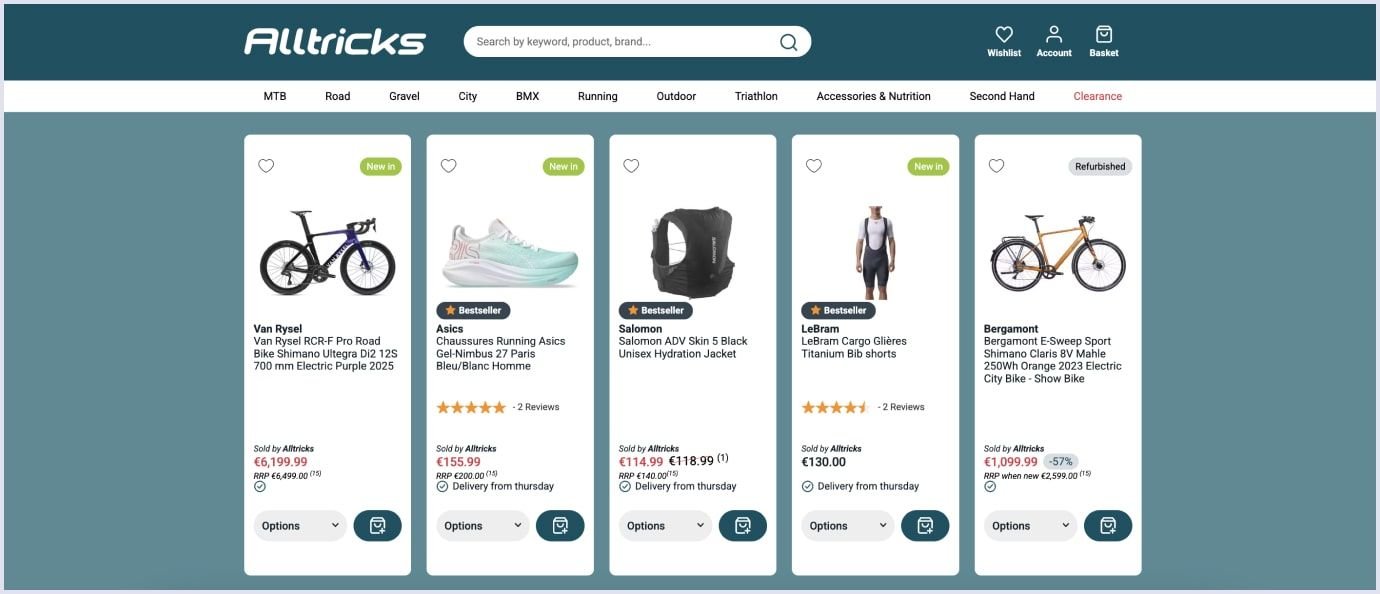 Alltricks niche marketplace products Alltricks niche marketplace