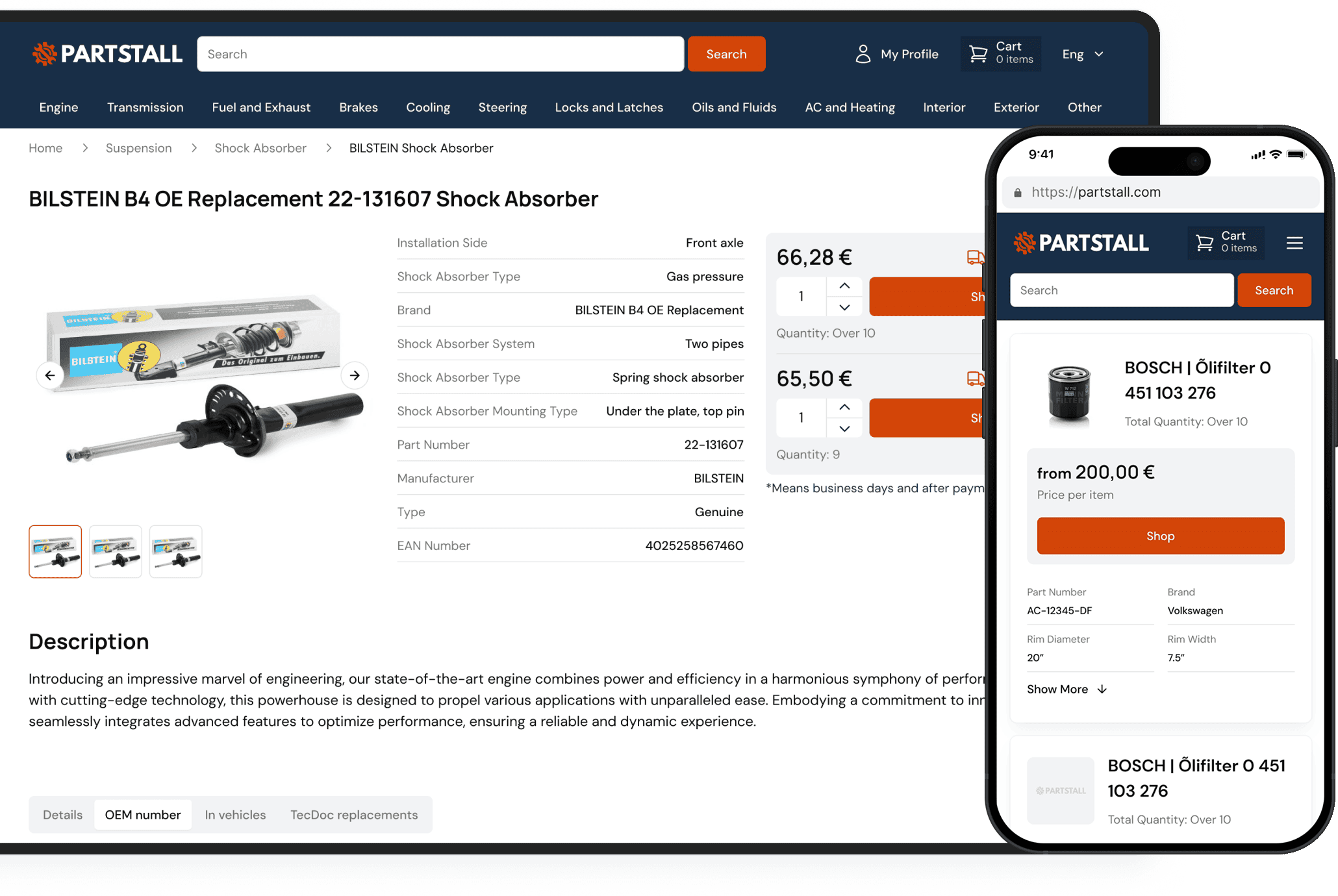 Enhanced online visibility of auto parts names Enhanced online visibility of auto parts names | Codica