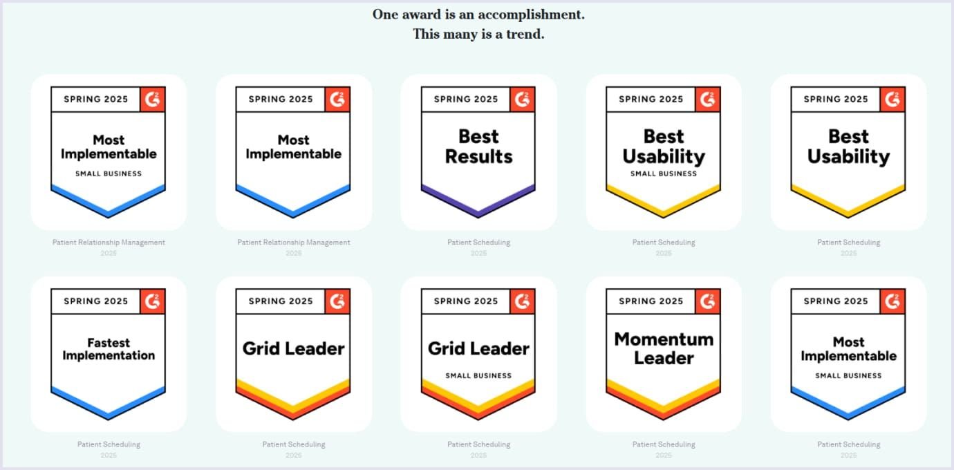 Weave awards example