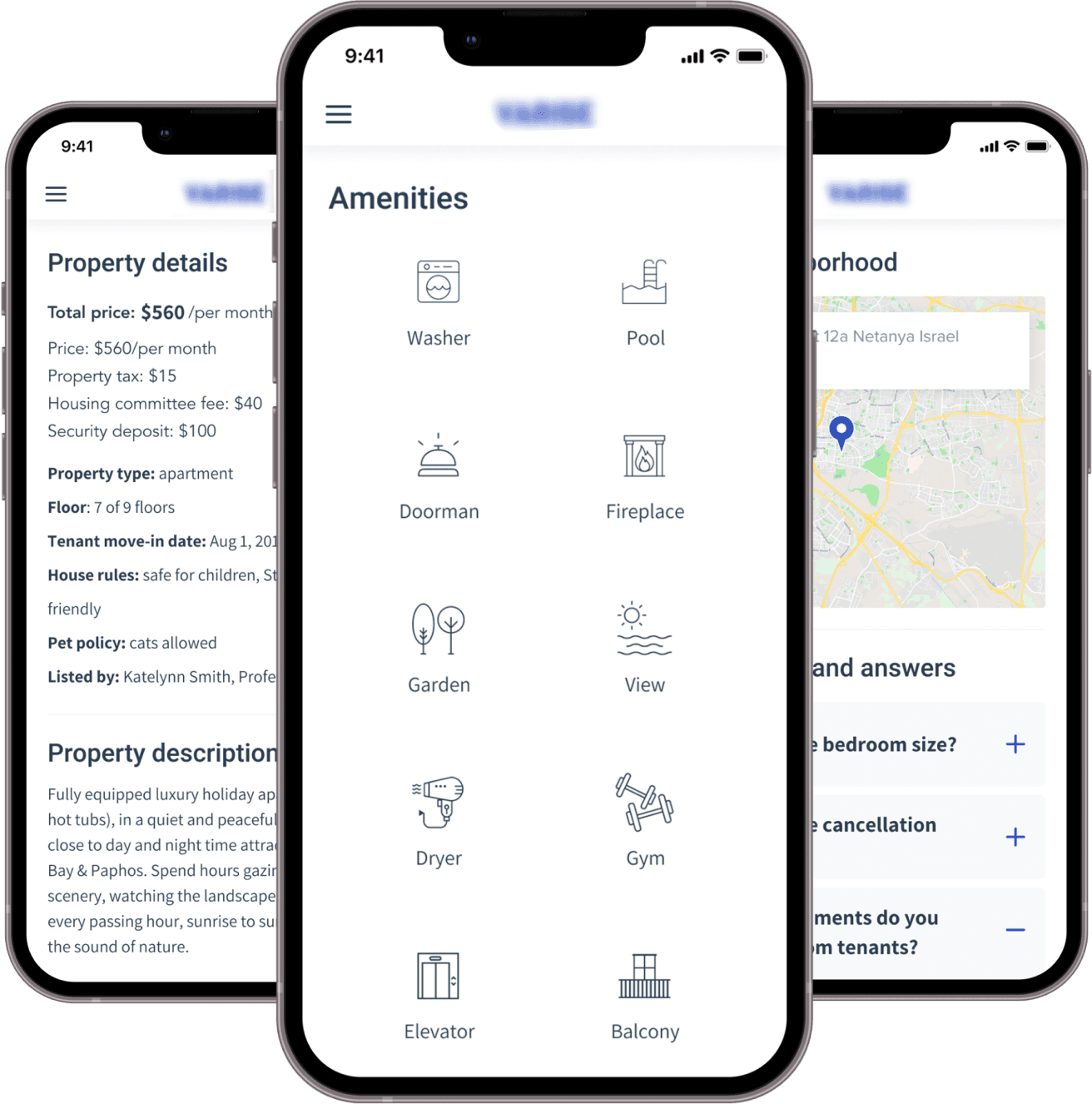 Intuitive page showing the property details for real estate SaaS | Codica Intuitive page showing the property details for real estate portal | Codica