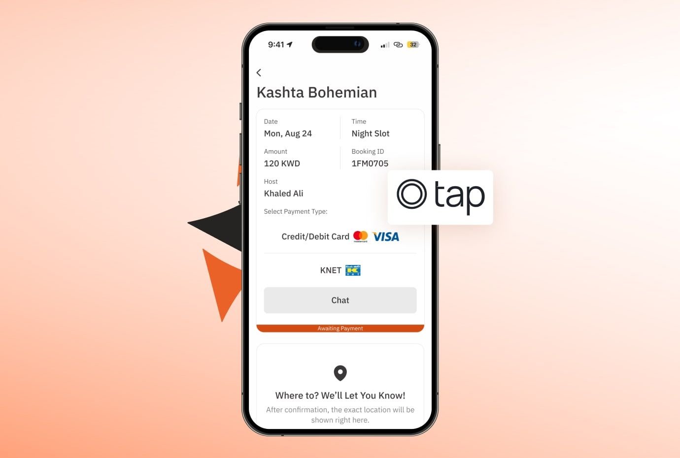Picnic booking app payment integration