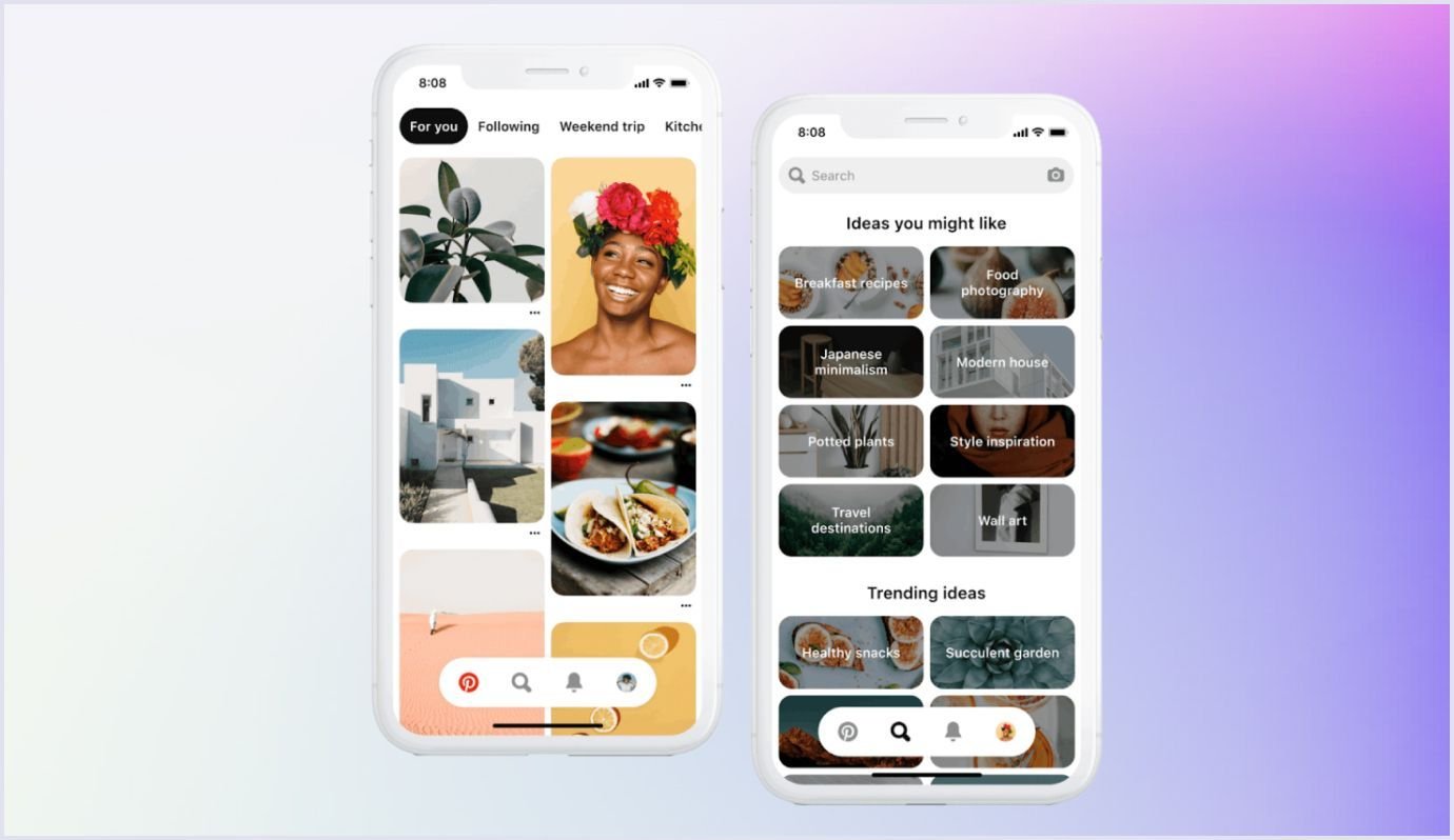 Progressive web app by Pinterest PWA by Pinterest