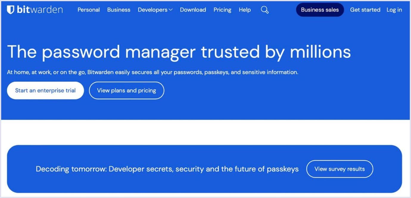 Bitwarden password manager SaaS app Password manager SaaS app