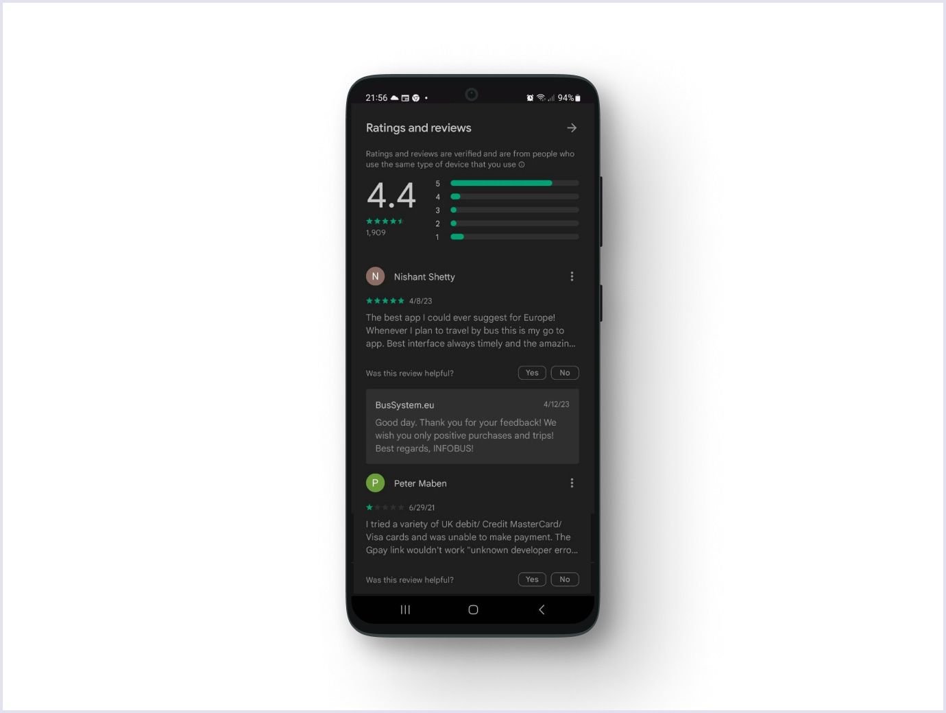 INFOBUS app ratings and reviews INFOBUS ratings and reviews