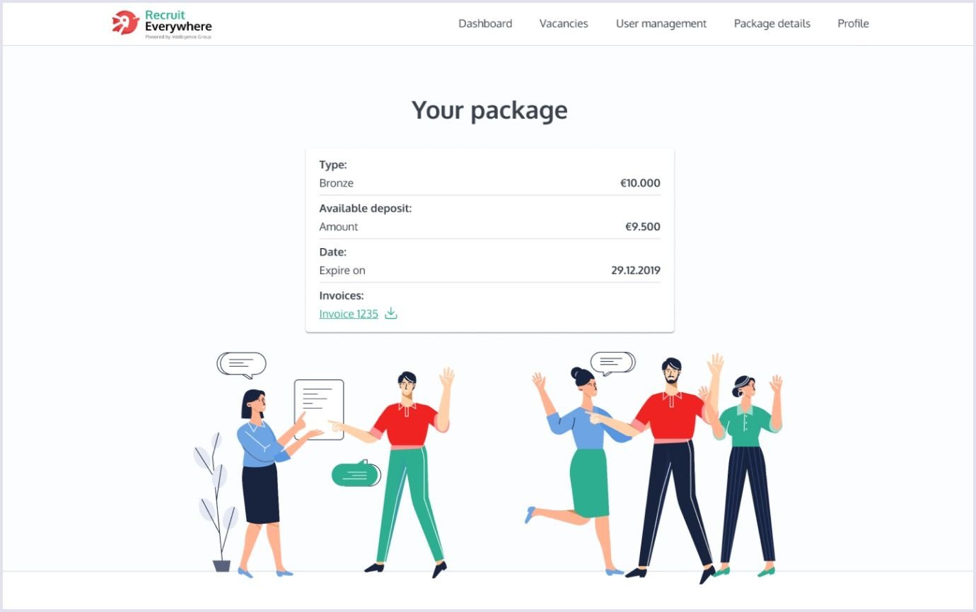 Payment integrations in RecruitEverywhere recruitment app Payment integrations in recruitment app