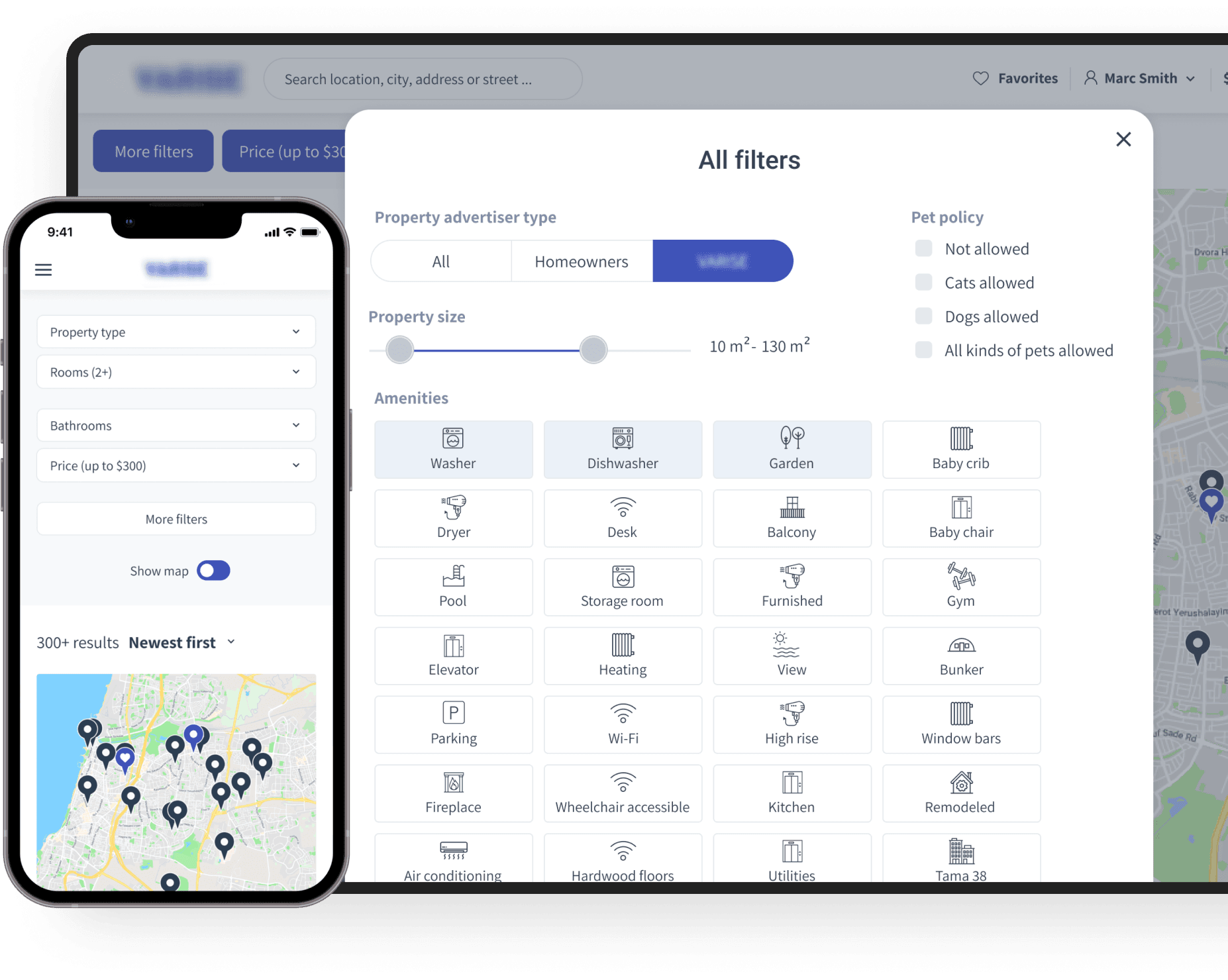 Swift search displaying the needed property for real estate SaaS | Codica Swift search displaying the needed property for real estate portal | Codica