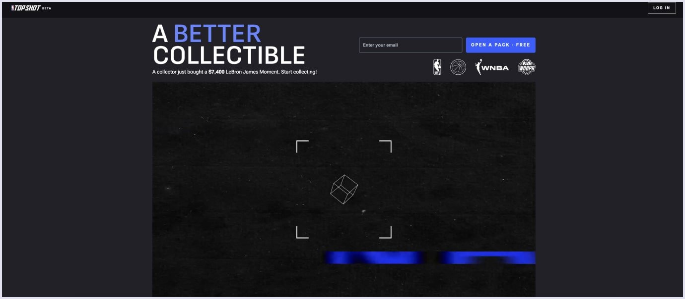 NBA Top Shot marketplace NBA Top Shot basketball NFT platform