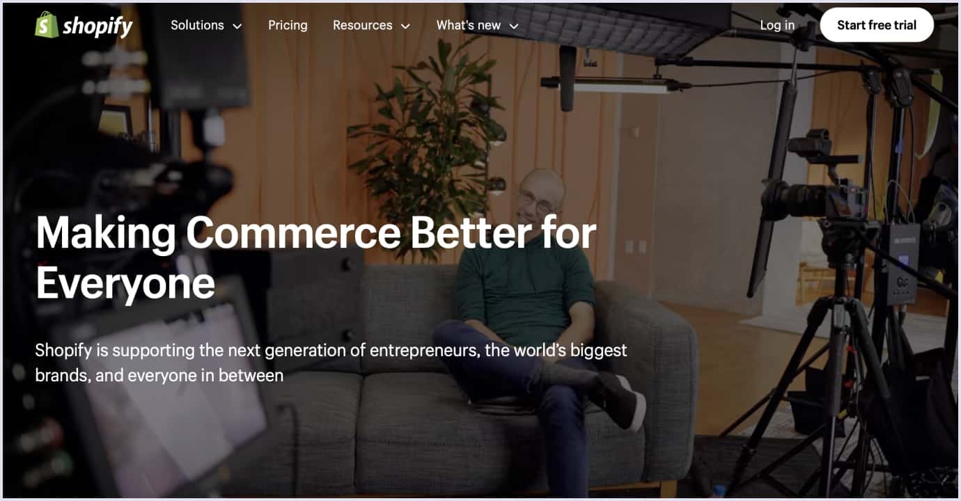 Example of marketplace builder: Shopify Shopify marketplace builder