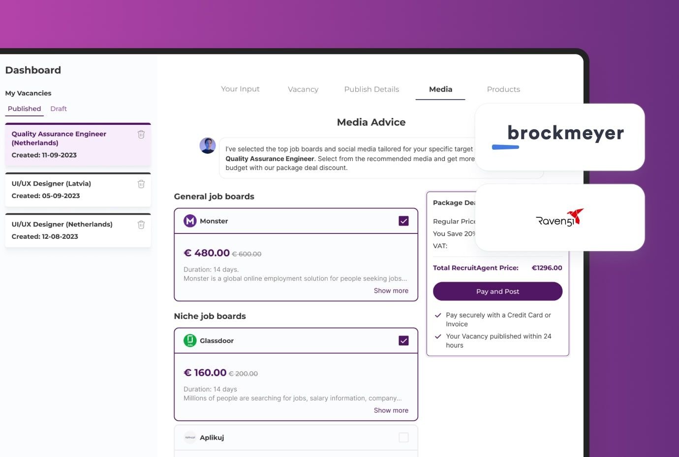 Job posting optimization with APIs Job posting optimization