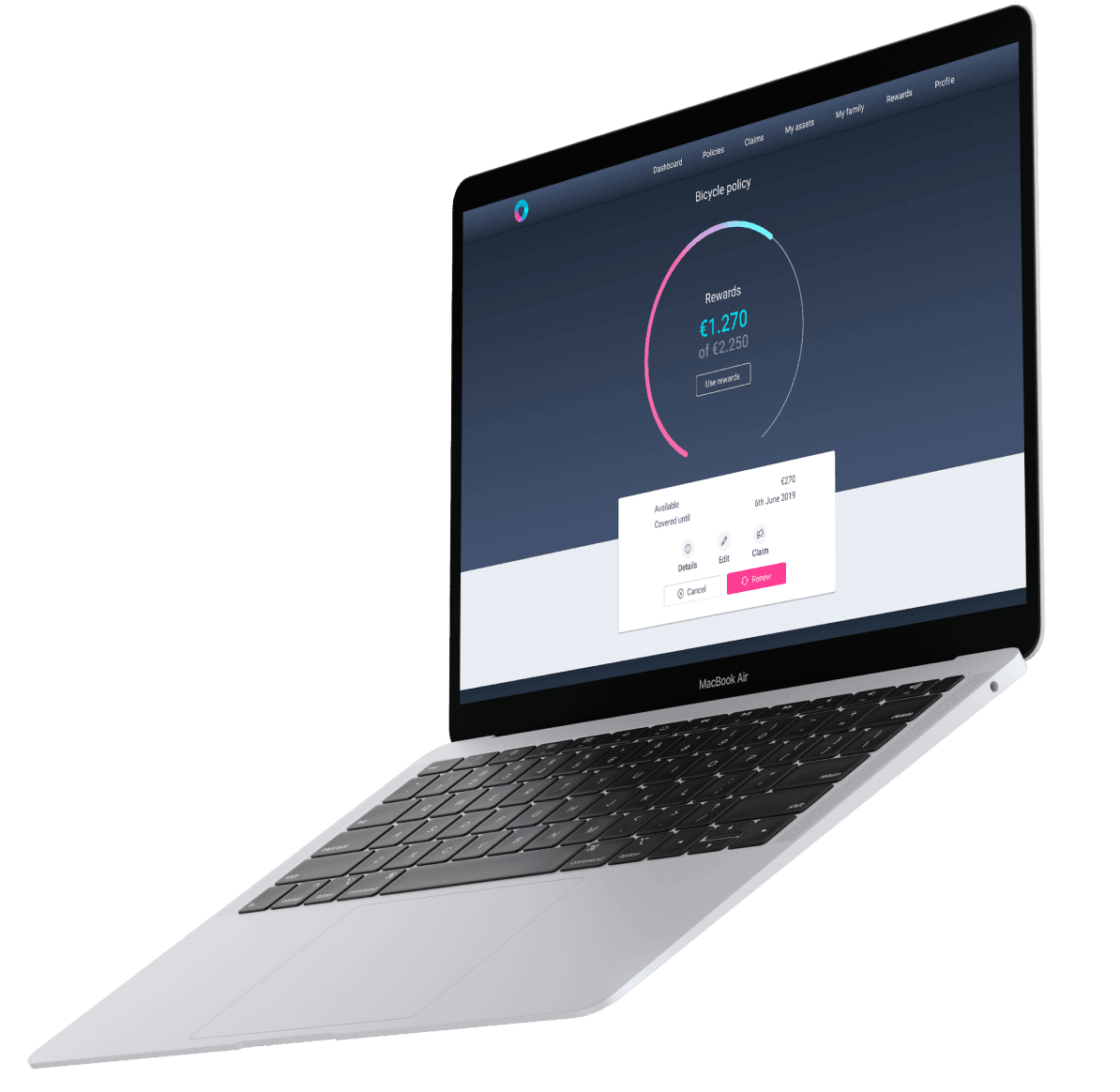 Insurance progressive web app for Babel Cover | Codica