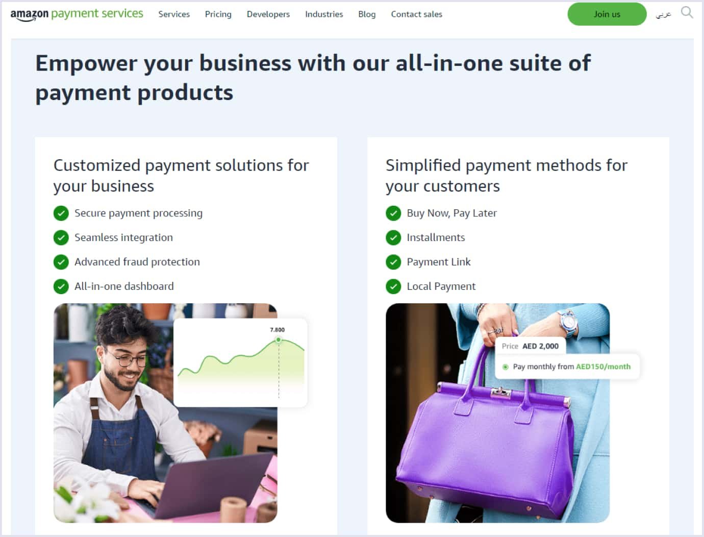 Amazon payment options Amazon payment services