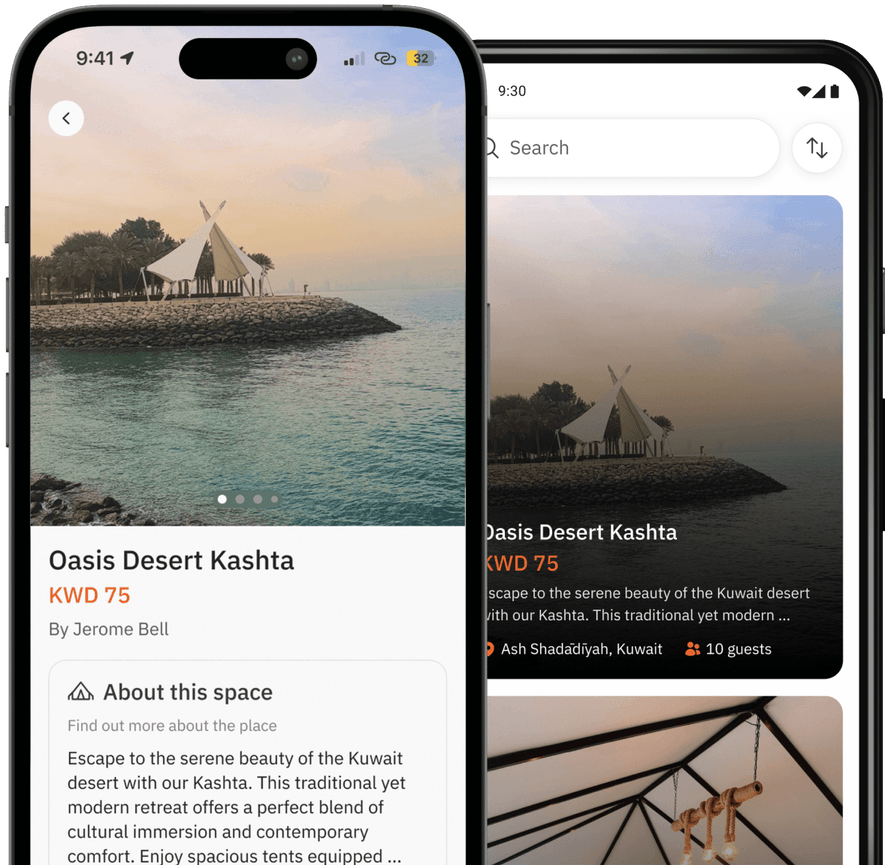 Native Mobile App for Booking Picnics in Kuwait | Codica