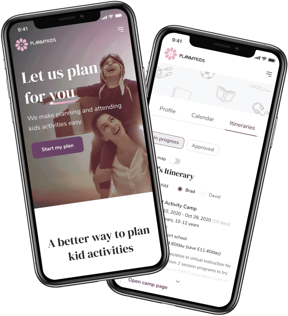 PlanMyKids is a service marketplace where parents can plan and book kids’ activities nearby. The platform offers a simple solution that connects parents with after-school programs and camps.